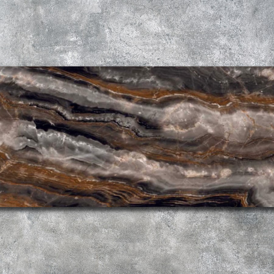 Gạch Ấn Độ Onyx Brown 120x240