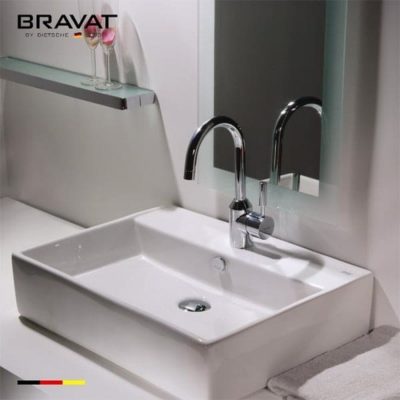 Chậu rửa Bravat C22137W-1-ENG