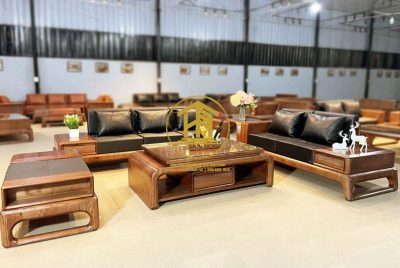 Bộ Sofa Gỗ Sồi SU4