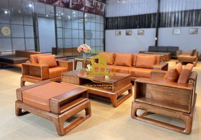 Bộ Sofa Gỗ Sồi SU5