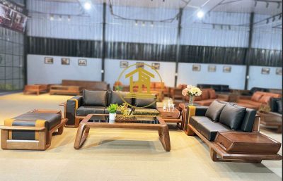 Bộ Sofa Gỗ Sồi SD2