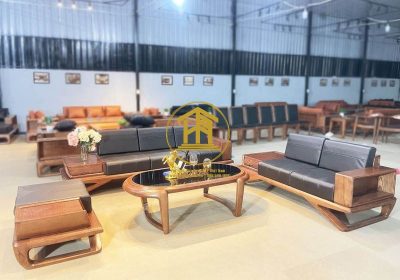 Bộ Sofa Gỗ Sồi SD4