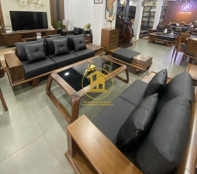 Bộ Sofa Gỗ Óc Chó SF35