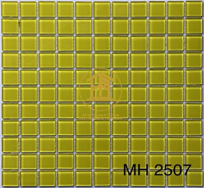 Gạch Mosaic thủy tinh 25x25x4mm MH 2507