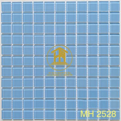 Gạch Mosaic thủy tinh 25x25x4mm MH 2528