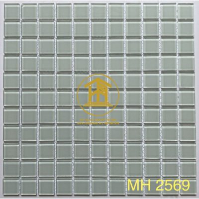 Gạch Mosaic thủy tinh 25x25x4mm MH 2569