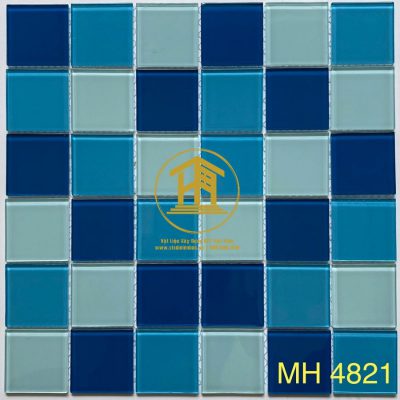 Gạch Mosaic thủy tinh 48*48*4 MH 4821