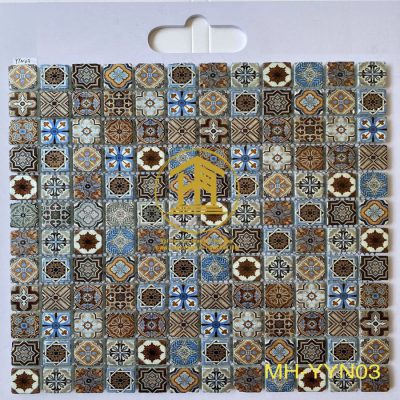 Gạch Mosaic trang trí Thuỷ tinh MH-YYN03