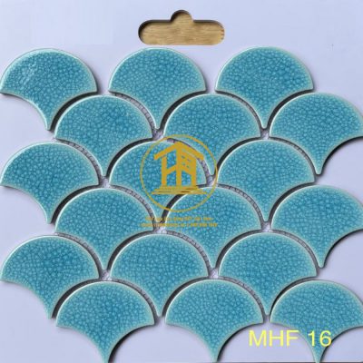 Gạch Mosaic vảy cá rạn 2 lớp MHF 16