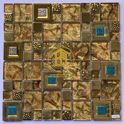Gạch Mosaic trang trí Thuỷ tinh MYLL 114