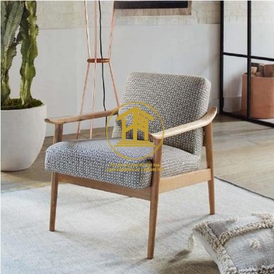 Ghế Armchair Gỗ Sồi GA6