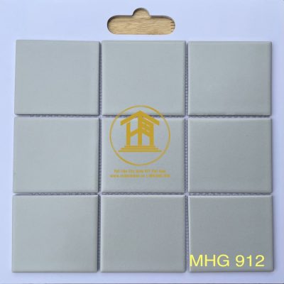 Gạch Mosaic 10x10cm men mờ màu xám MHG 912