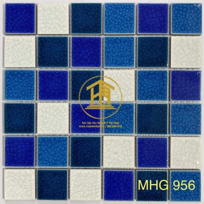 Gạch Mosaic Gốm men rạn 2 lớp MHG 956