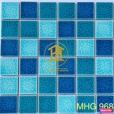 Gạch Mosaic Gốm Men Rạn 2 Lớp MHG 968
