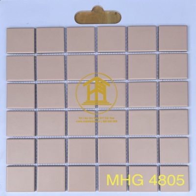 Gạch Mosaic Gốm sứ màu hồng MHG 4805