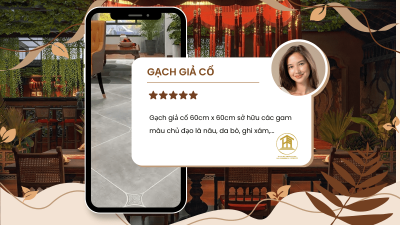 Gạch giả cổ 60cm x 60cm