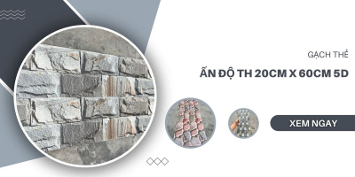 Gạch Thẻ Nhập Khẩu Ấn Độ TH 20cm x 60cm 5D