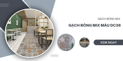 Gạch bông mix màu DC36