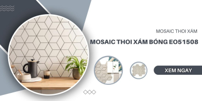 Mosaic thoi xám bóng EO51508