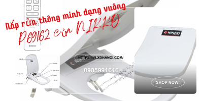 Nắp rửa thông minh dạng vuông P69162 của NIKKO