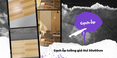 Gạch ốp tường giả thẻ 30x60cm
