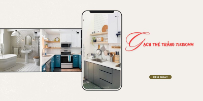 Gạch thẻ trắng 75x150mm