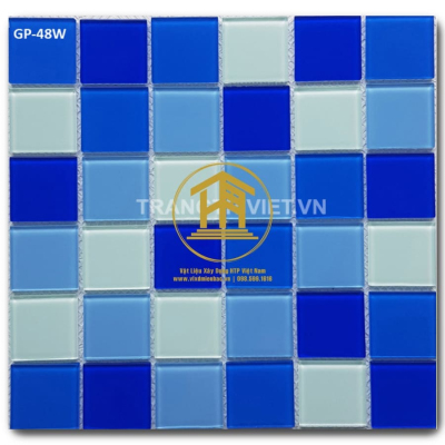 Gạch Mosaic Thủy tinh GP-48W