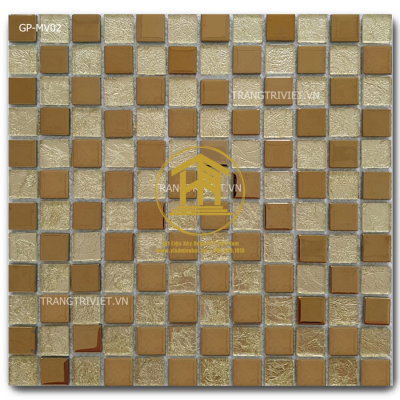 Gạch Mosaic Thủy tinh GP-MV02