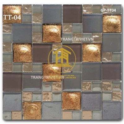 Gạch Mosaic Thủy tinh GP-TT04