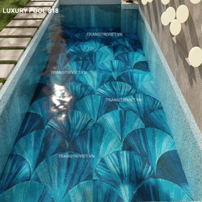 Gạch Mosaic Thủy tinh Luxury Pool - S18