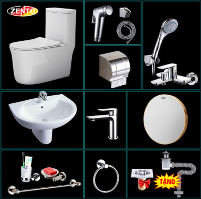 Combo nhà tắm Zento BS08