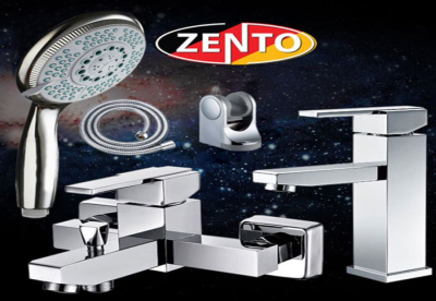 Combo sen tắm vòi chậu Zento CB002