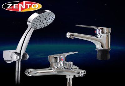 Combo sen tắm vòi chậu Zento CB016