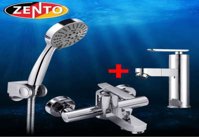Combo sen tắm vòi chậu Zento CB021