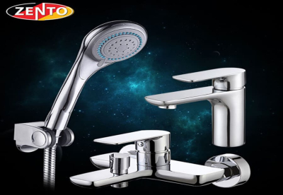 Combo sen tắm vòi chậu Zento CB025