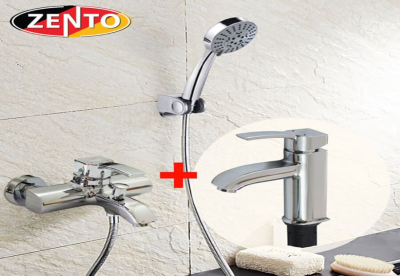 Combo sen tắm vòi chậu Zento CB029
