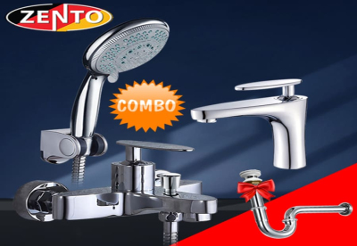 Combo sen tắm vòi chậu Zento CB033