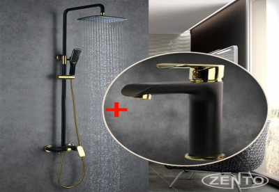 Combo sen cây + vòi Zento KM105
